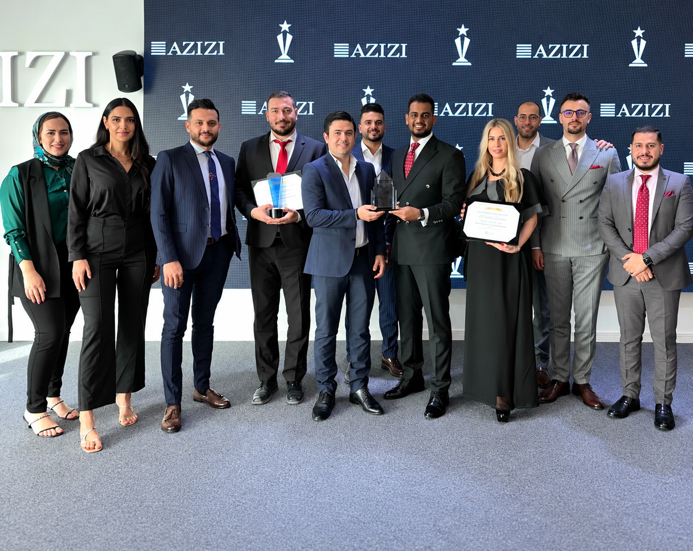 Platinum Square Real Estate advisors at our Dubai Media City office