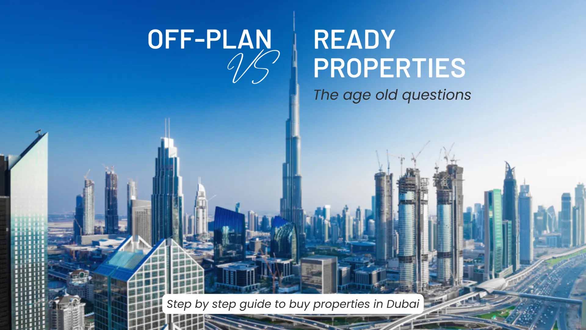 Off-Plan vs Secondary Properties