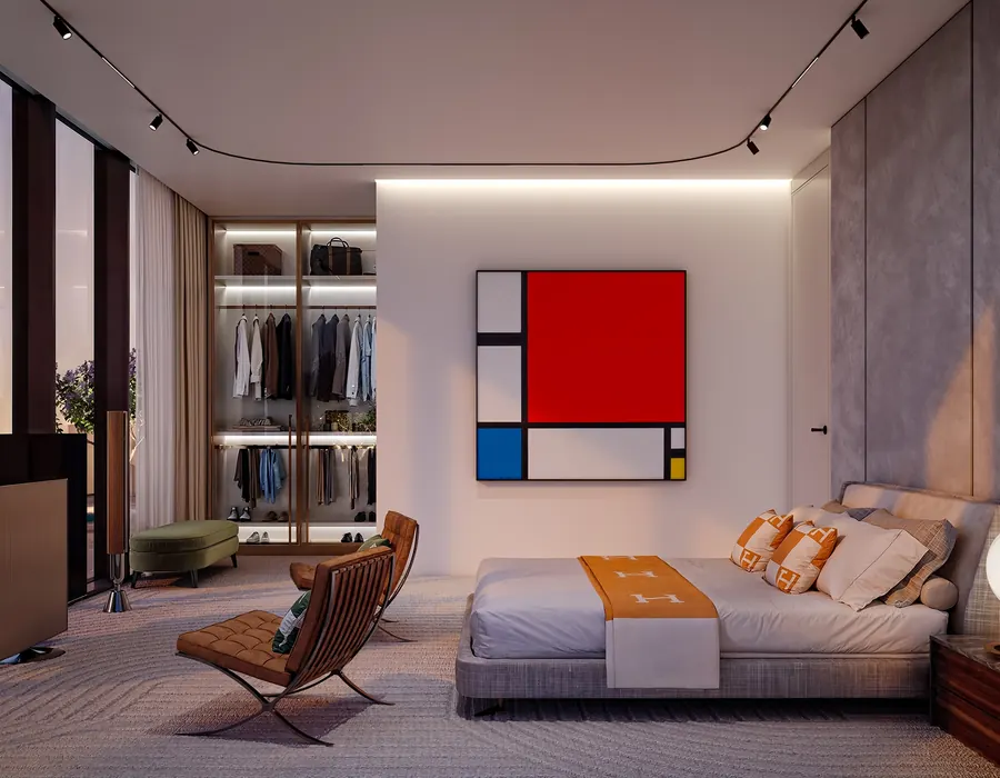 Villa del Gavi Dubai Islands – master bedroom