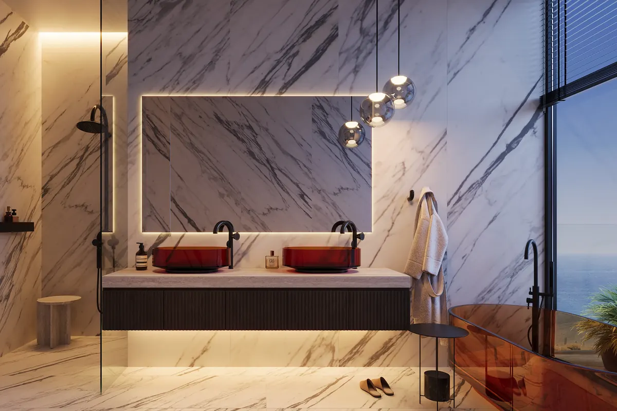 Villa del Gavi Dubai Islands – bathroom