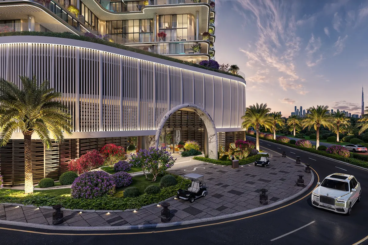Villa del Gavi Dubai Islands – building entrance