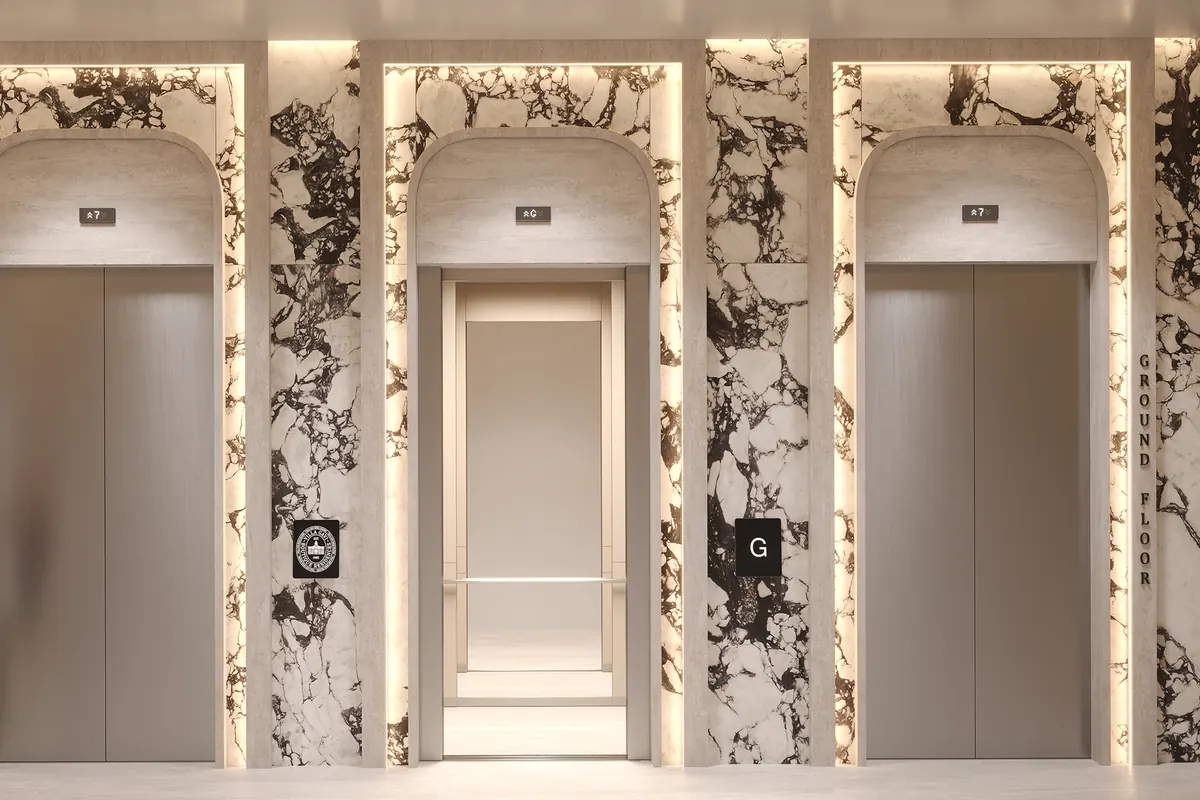 Villa del Gavi Dubai Islands – lift lobby